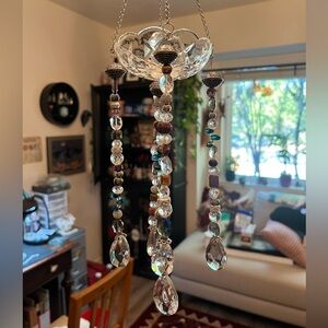 Crystal sun catcher inside or outside